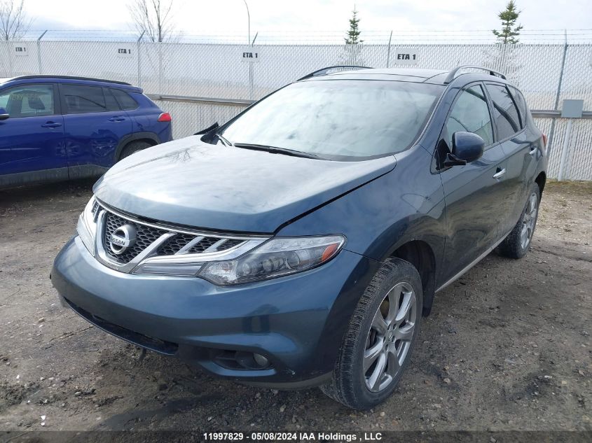 2012 Nissan Murano Le VIN: JN8AZ1MW6CW225110 Lot: 11997829