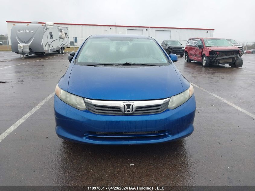 2012 Honda Civic Sdn VIN: 2HGFB2F46CH005067 Lot: 11997831