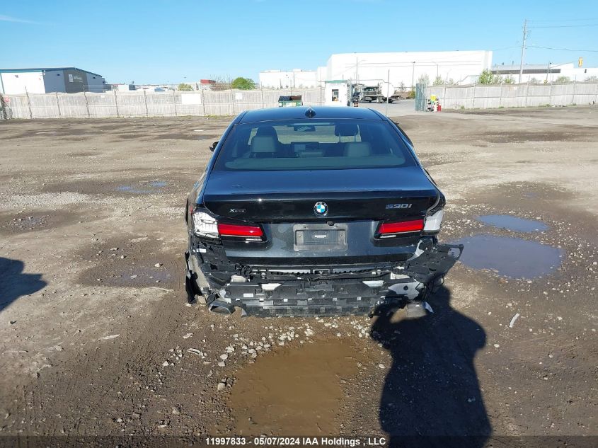 2022 BMW 5 Series VIN: WBA13BJ01NWX39806 Lot: 11997833