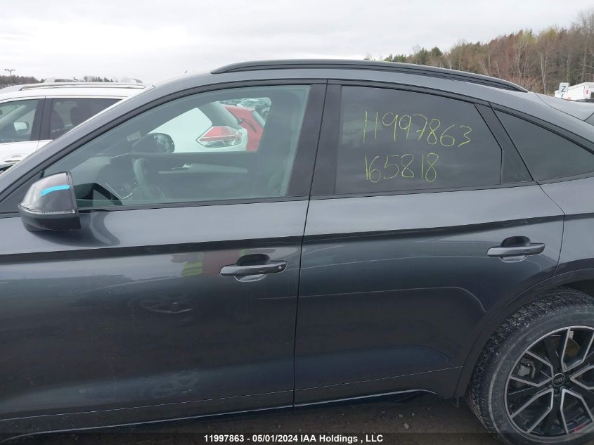 2023 Audi Q5 Sportback VIN: WA14AAFY4P2165818 Lot: 11997863