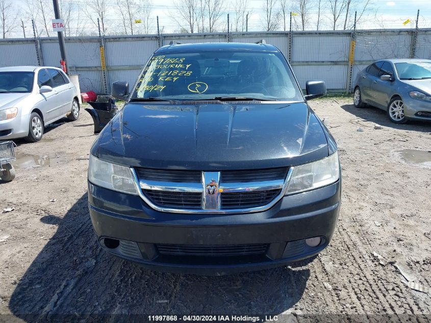 2010 Dodge Journey Sxt VIN: 3D4PG5FV8AT121828 Lot: 11997868