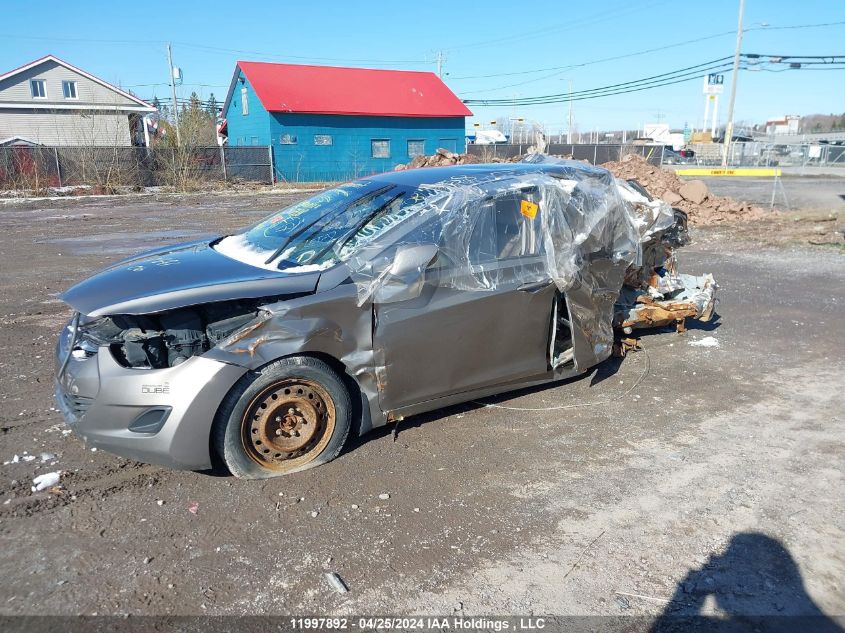 2013 Hyundai Elantra Gl VIN: 5NPDH4AE3DH361338 Lot: 11997892