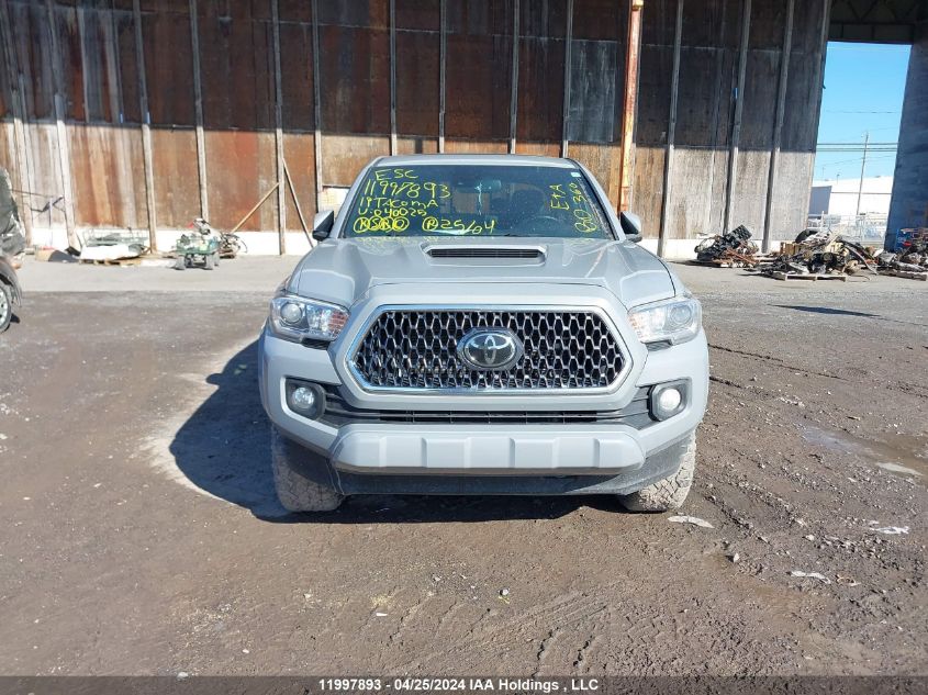 2019 Toyota Tacoma Double Cab/Sr5/Trd Sport/Trd Off Road VIN: 5TFDZ5BN6KX040025 Lot: 11997893