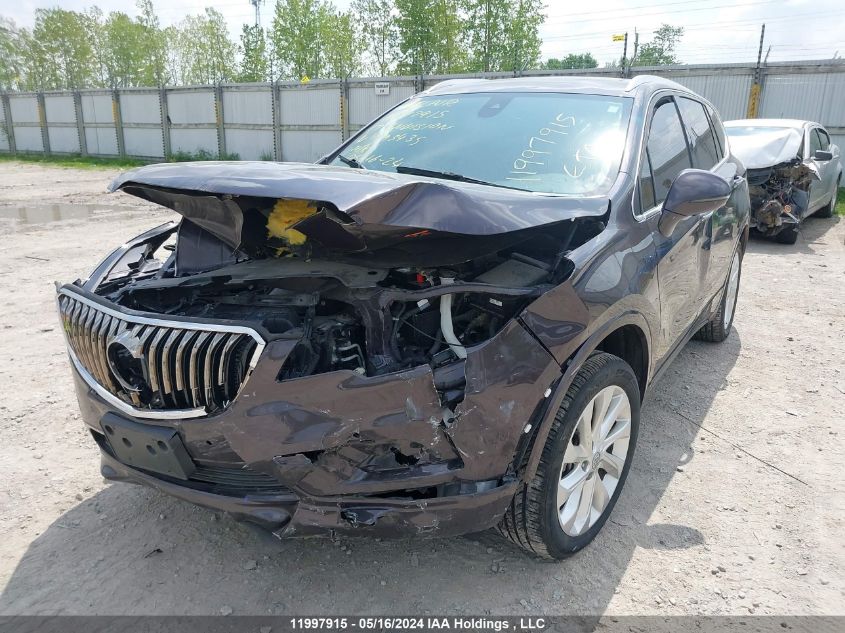 2017 Buick Envision Premium Ii VIN: LRBFXFSX2HD193435 Lot: 11997915