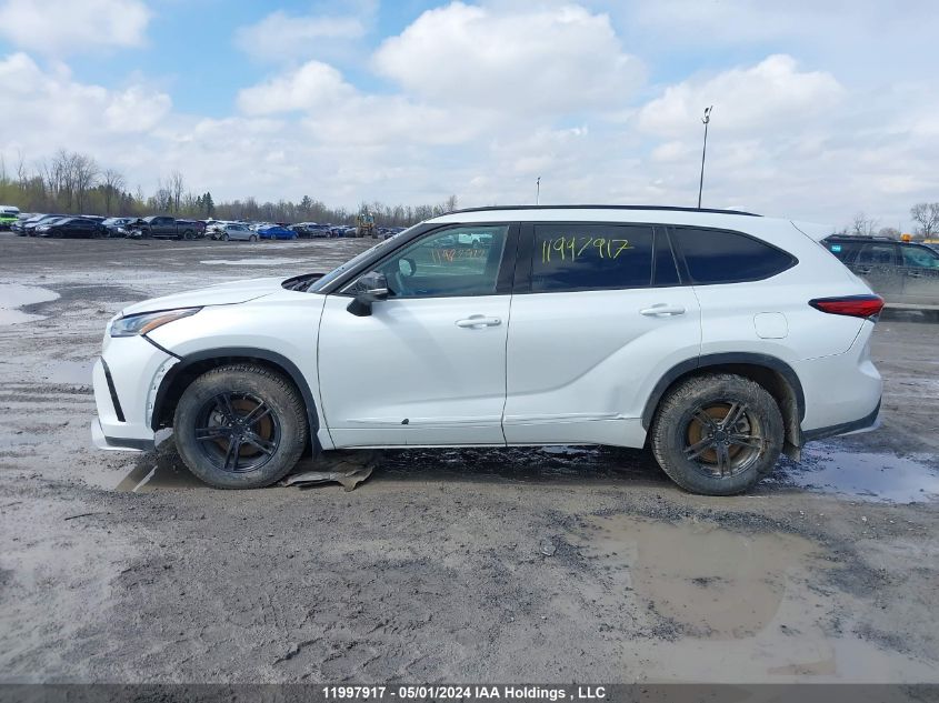 2022 Toyota Highlander VIN: 5TDLZRBH9NS205671 Lot: 11997917