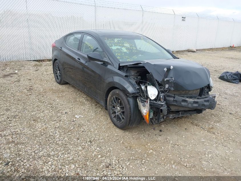 2013 Hyundai Elantra Gls/Limited VIN: 5NPDH4AE4DH326002 Lot: 11997946