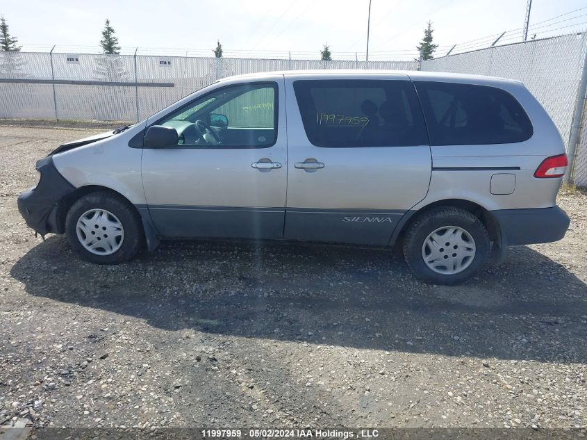 2002 Toyota Sienna Ce VIN: 4T3ZF19C42U439130 Lot: 11997959