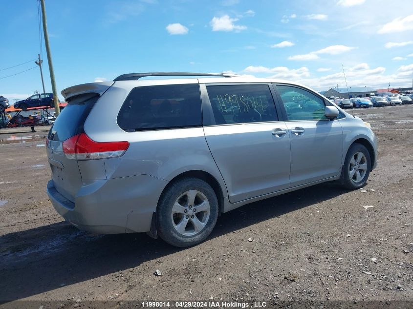 2011 Toyota Sienna Le VIN: 5TDKA3DC9BS008951 Lot: 11998014