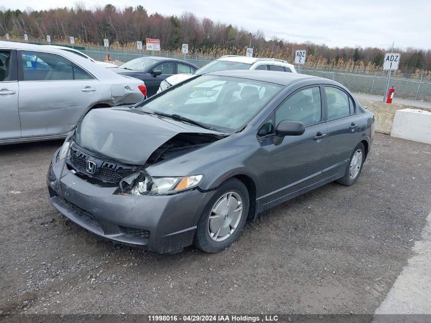 2010 Honda Civic Dx-G VIN: 2HGFA1F43AH022726 Lot: 11998016