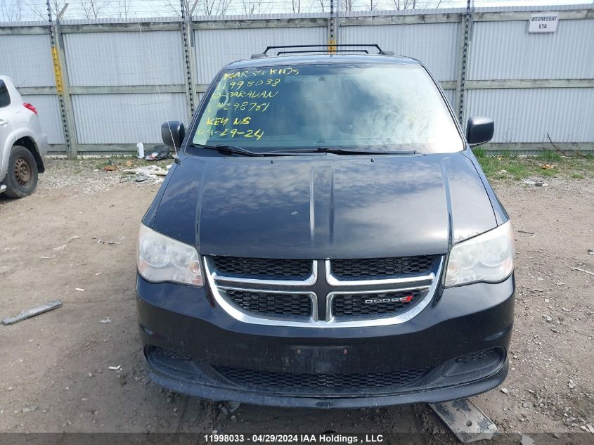 2012 Dodge Grand Caravan VIN: 2C4RDGBG9CR297861 Lot: 11998033