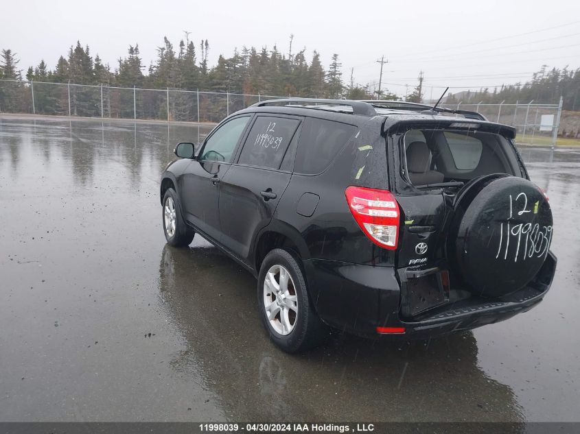 2012 Toyota Rav4 VIN: 2T3BF4DV1CW254644 Lot: 11998039