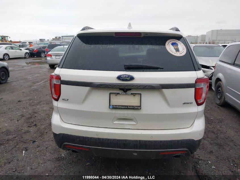 2017 Ford Explorer Xlt VIN: 1FM5K8D8XHGD45551 Lot: 11998044