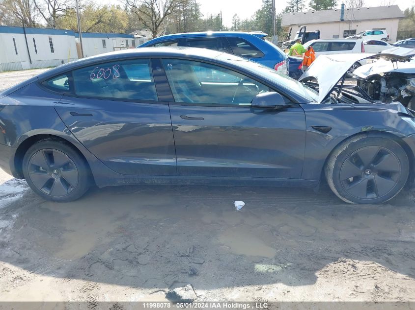 2023 Tesla Model 3 VIN: 5YJ3E1EAXPF399503 Lot: 11998078