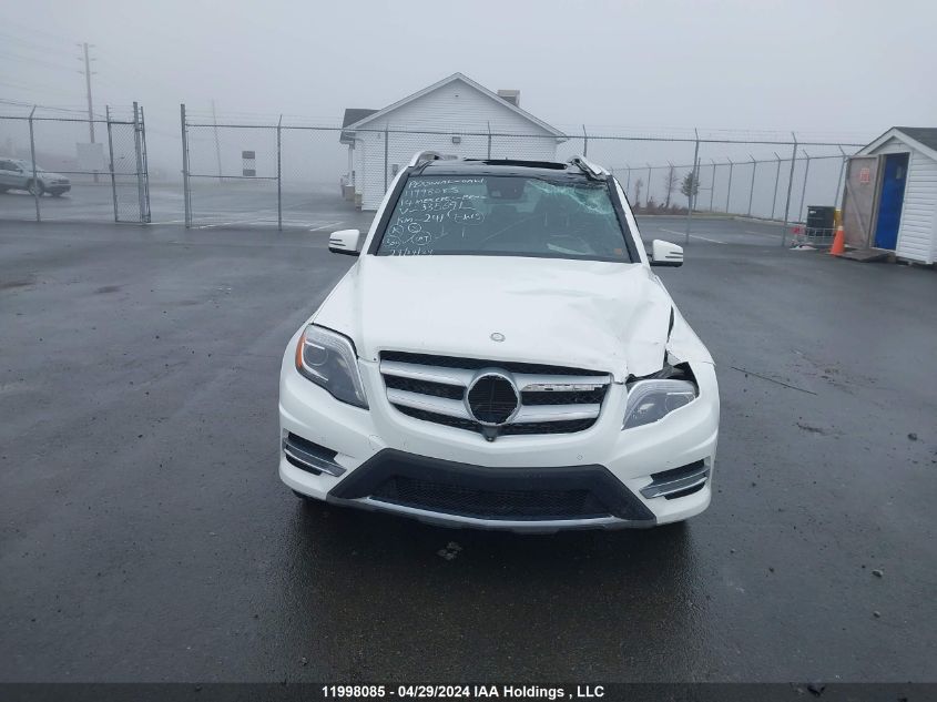 2014 Mercedes-Benz Glk-Class VIN: WDCGG0EB9EG335691 Lot: 11998085