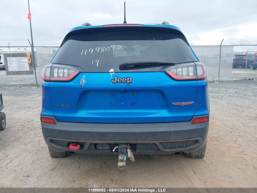 2019 Jeep Cherokee Trailhawk VIN: 1C4PJMBX8KD132352 Lot: 11998092