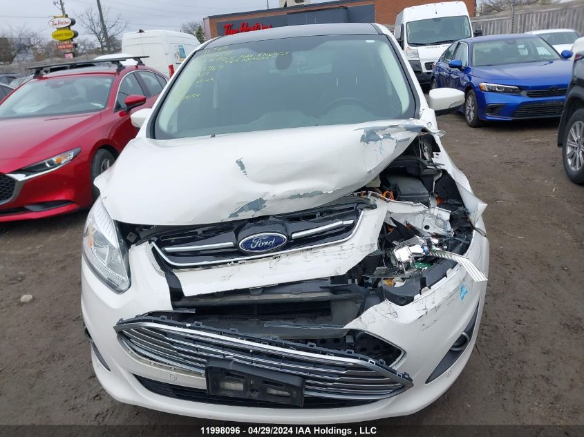 2017 Ford C-Max Energi Titanium VIN: 1FADP5FU2HL117387 Lot: 11998096