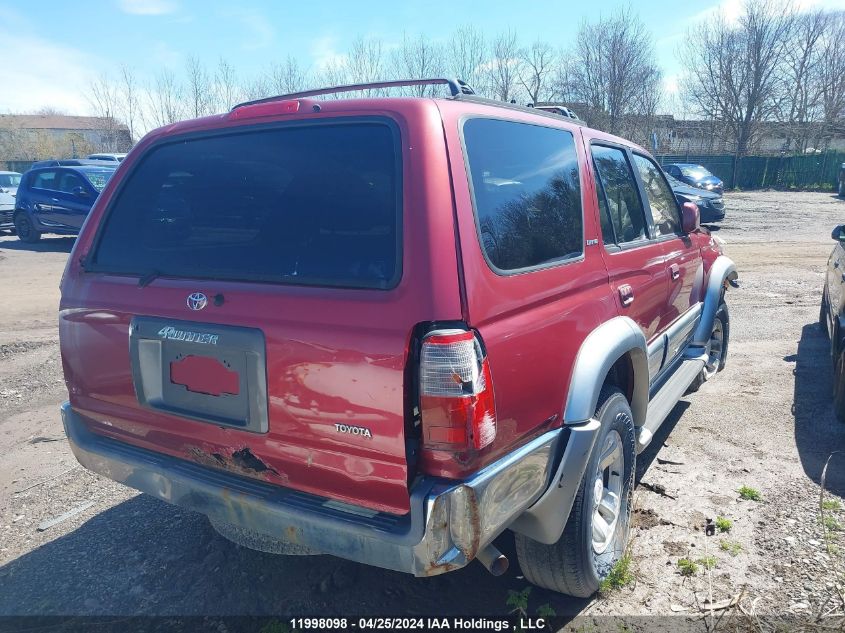 1996 Toyota 4Runner Limited VIN: JT3HN87R7T0051169 Lot: 11998098