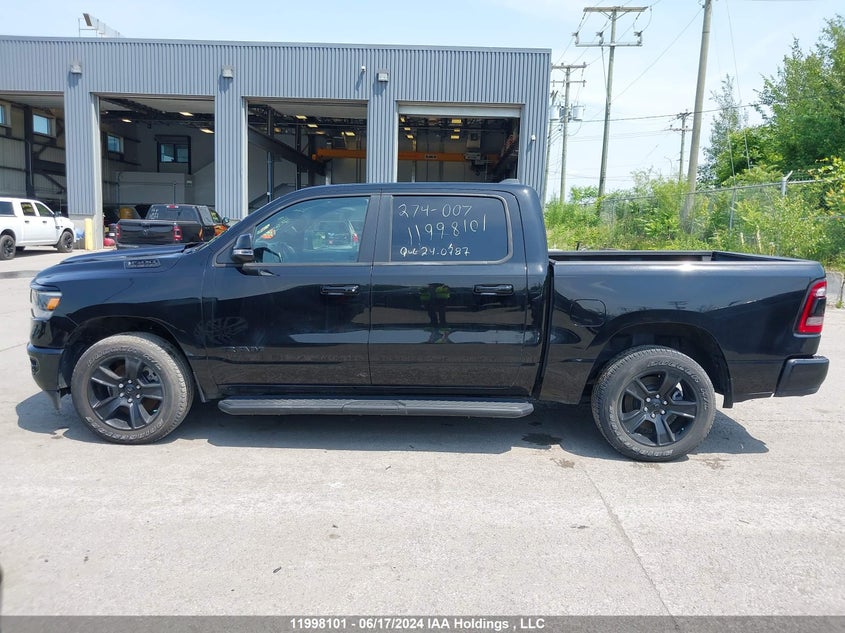 2022 Dodge Ram 1500 VIN: 1C6SRFVT9NN322321 Lot: 11998101