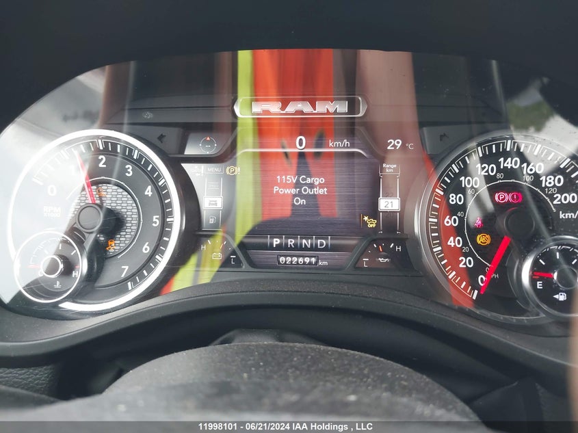 2022 Dodge Ram 1500 VIN: 1C6SRFVT9NN322321 Lot: 11998101