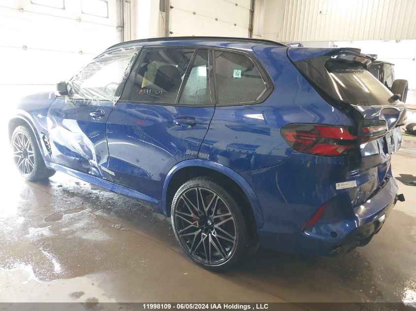 2024 BMW X5 M VIN: 5YM13ET02R9S32815 Lot: 11998109