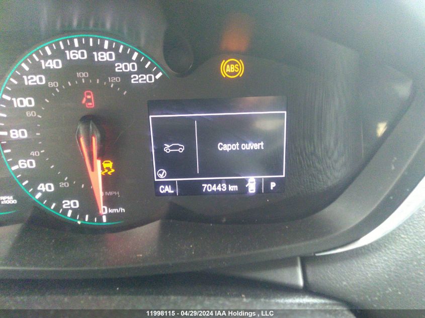 2020 Chevrolet Trax VIN: 3GNCJPSBXLL152710 Lot: 11998115