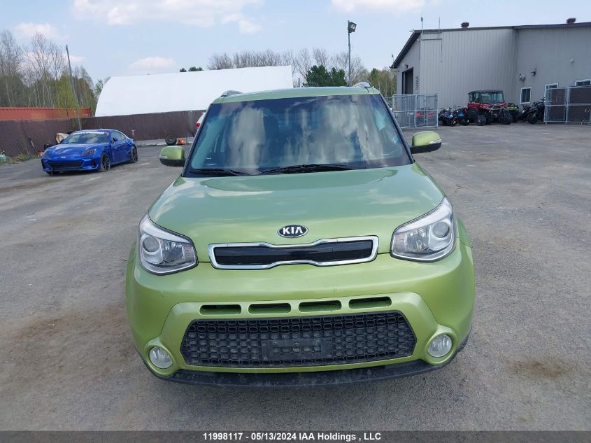 2015 Kia Soul + VIN: KNDJP3A59F7810450 Lot: 11998117