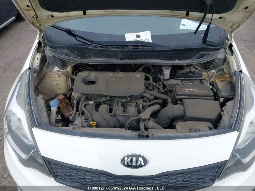 2016 Kia Rio Lx VIN: KNADM4A34G6654333 Lot: 11998127