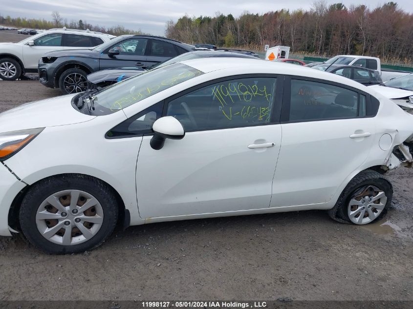 2016 Kia Rio Lx VIN: KNADM4A34G6654333 Lot: 11998127