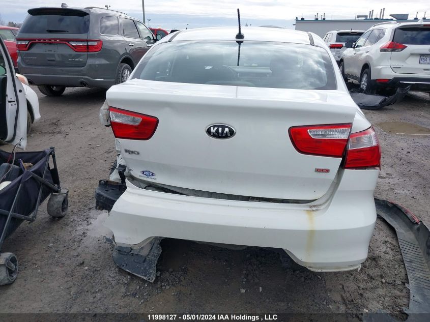 2016 Kia Rio Lx VIN: KNADM4A34G6654333 Lot: 11998127