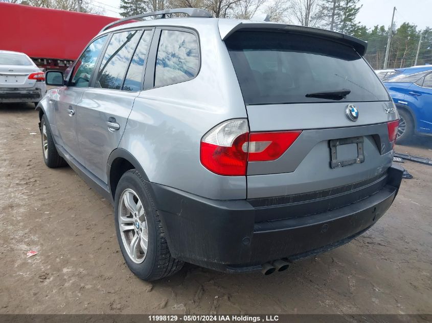 2004 BMW X3 VIN: WBXPA93414WA62790 Lot: 11998129