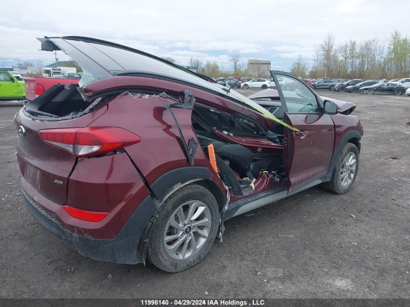 2017 Hyundai Tucson Se VIN: KM8J3CA49HU577558 Lot: 11998140