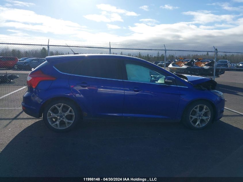 2014 Ford Focus Titanium VIN: 1FADP3N29EL334841 Lot: 11998148