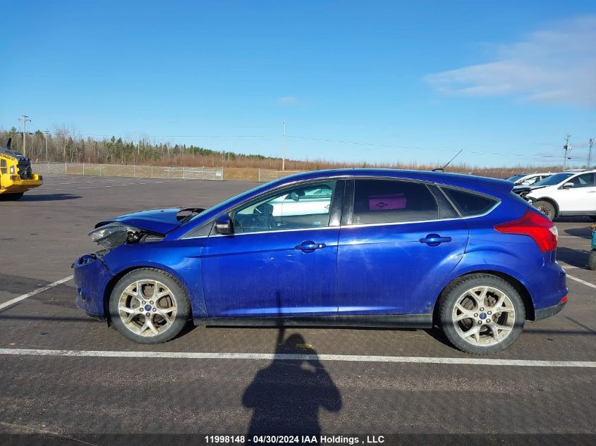 2014 Ford Focus Titanium VIN: 1FADP3N29EL334841 Lot: 11998148