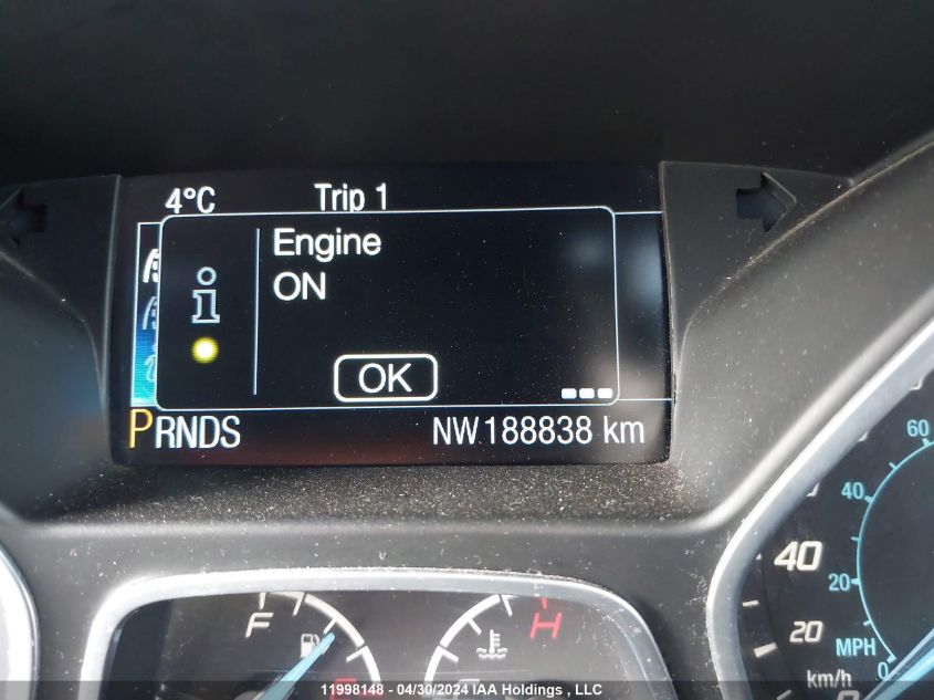 2014 Ford Focus Titanium VIN: 1FADP3N29EL334841 Lot: 11998148