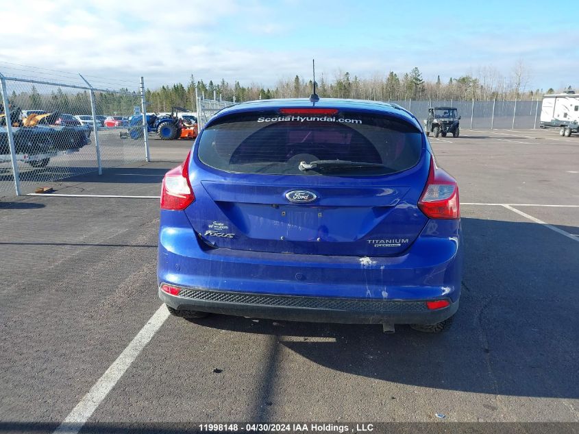 2014 Ford Focus Titanium VIN: 1FADP3N29EL334841 Lot: 11998148