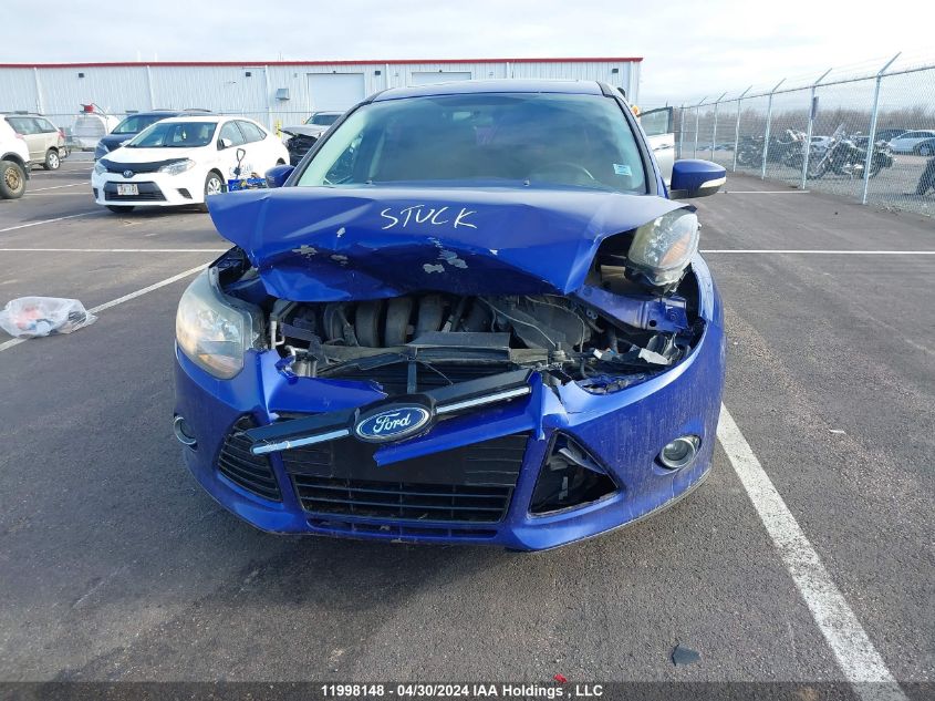 2014 Ford Focus Titanium VIN: 1FADP3N29EL334841 Lot: 11998148