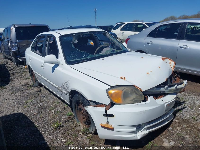 2004 Hyundai Accent Gl VIN: KMHCG45C04U513858 Lot: 11998170