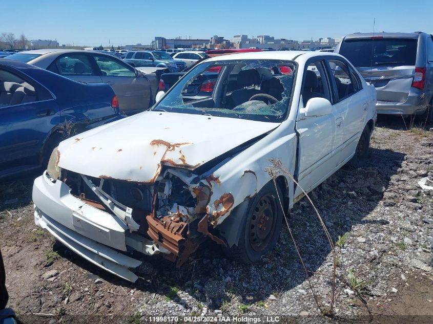 2004 Hyundai Accent Gl VIN: KMHCG45C04U513858 Lot: 11998170