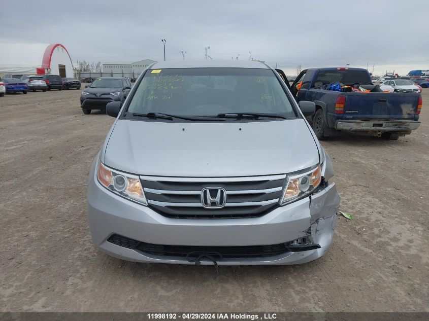 2011 Honda Odyssey VIN: 5FNRL5H21BB505017 Lot: 11998192