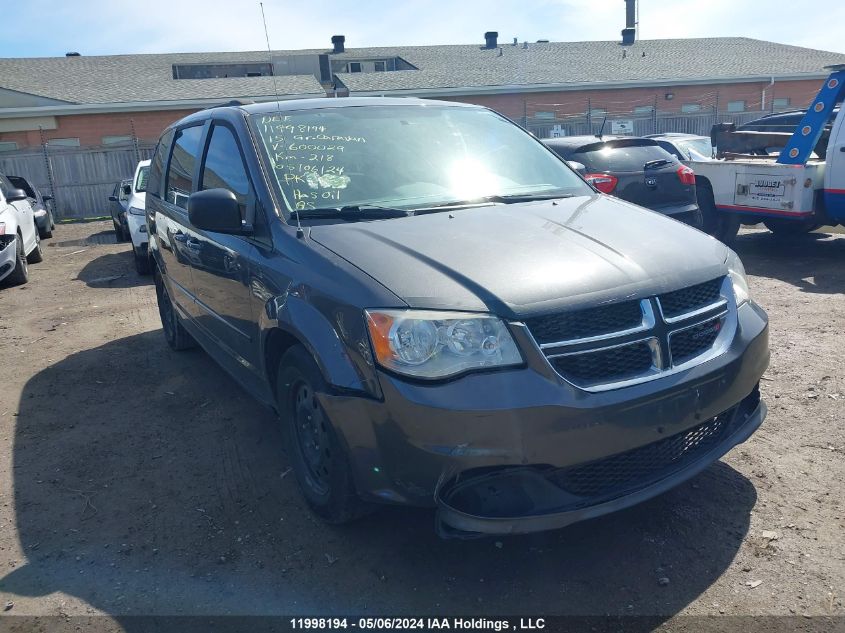 2015 Dodge Grand Caravan Se VIN: 2C4RDGBG2FR600029 Lot: 11998194