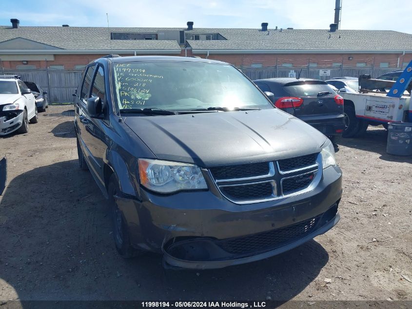 2015 Dodge Grand Caravan Se VIN: 2C4RDGBG2FR600029 Lot: 11998194