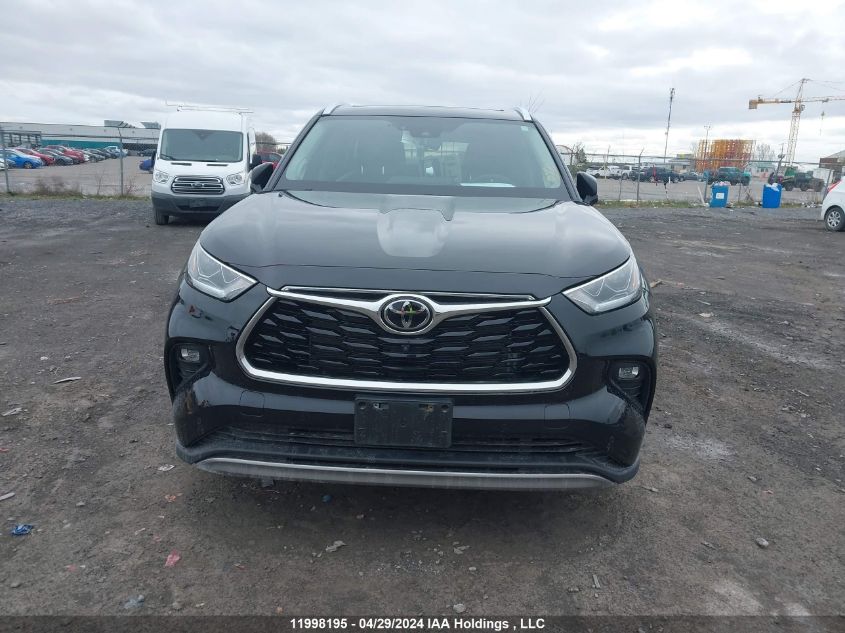 2022 Toyota Highlander Platinum VIN: 5TDFZRBH0NS200422 Lot: 11998195