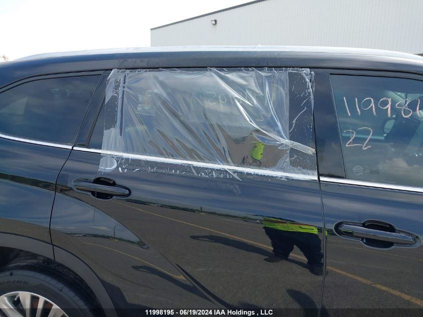 2022 Toyota Highlander Platinum VIN: 5TDFZRBH0NS200422 Lot: 11998195