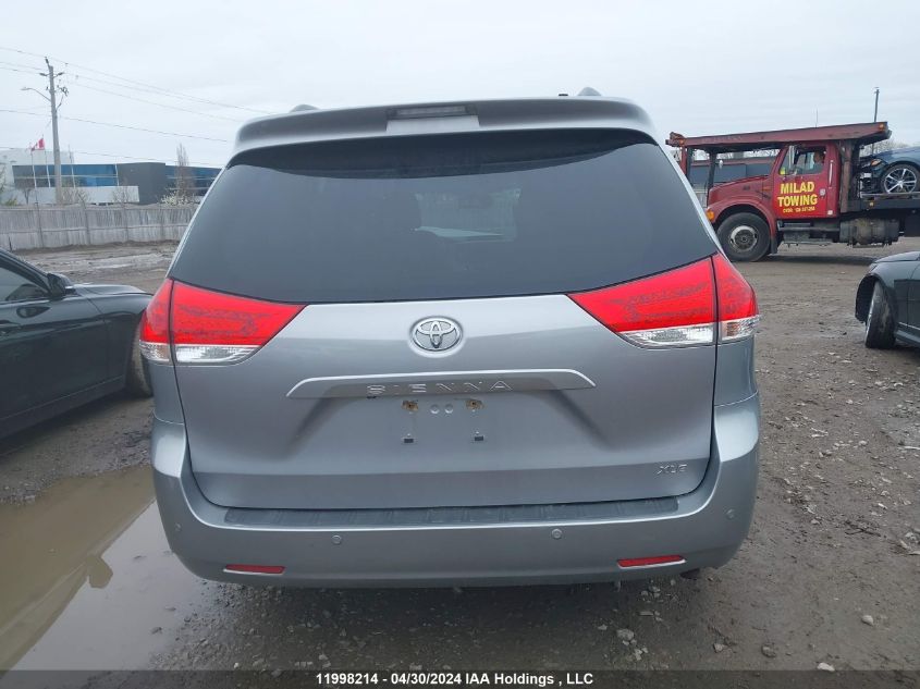 2011 Toyota Sienna Xle 7 Passenger VIN: 5TDYK3DC2BS029986 Lot: 11998214
