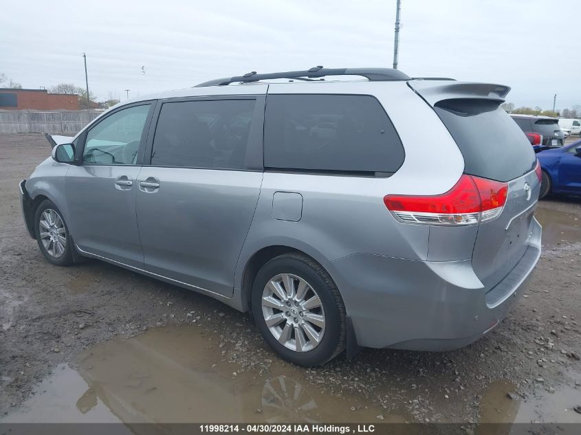 2011 Toyota Sienna Xle 7 Passenger VIN: 5TDYK3DC2BS029986 Lot: 11998214