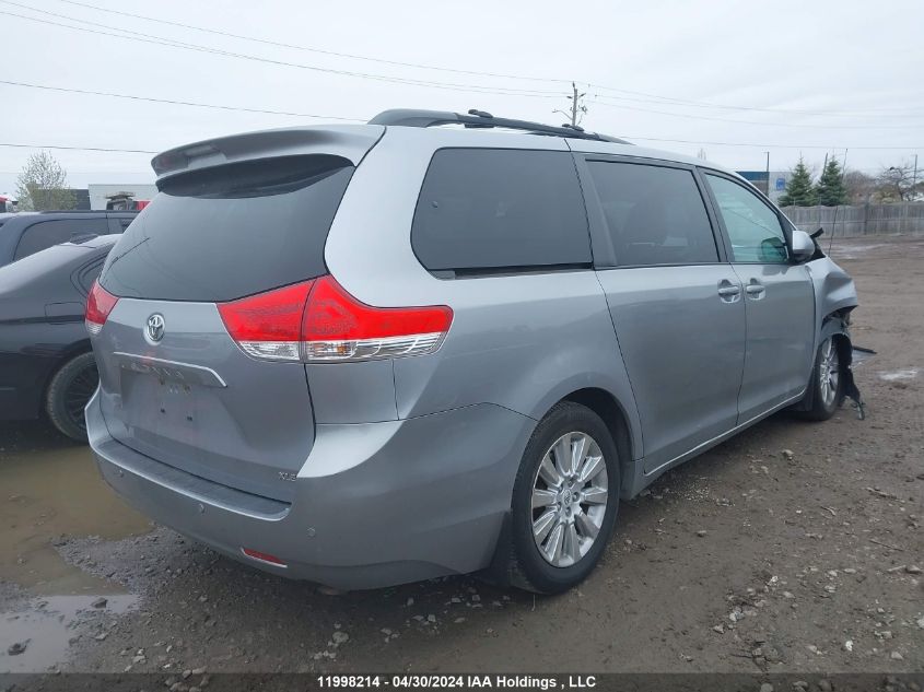 2011 Toyota Sienna Xle 7 Passenger VIN: 5TDYK3DC2BS029986 Lot: 11998214