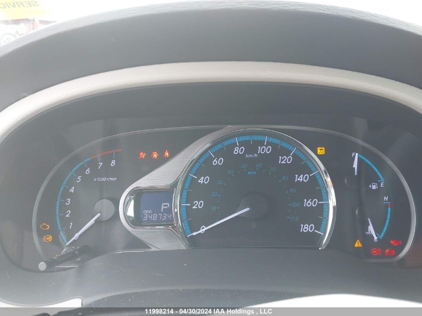 2011 Toyota Sienna Xle 7 Passenger VIN: 5TDYK3DC2BS029986 Lot: 11998214
