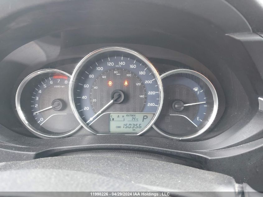 2015 Toyota Corolla L/Le/Le Pls/Prm/S/S Pls VIN: 2T1BURHE5FC445883 Lot: 11998226