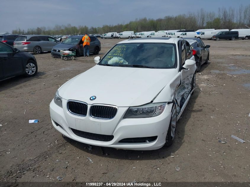 2011 BMW 3 Series VIN: WBAPK7G53BNN85761 Lot: 11998237