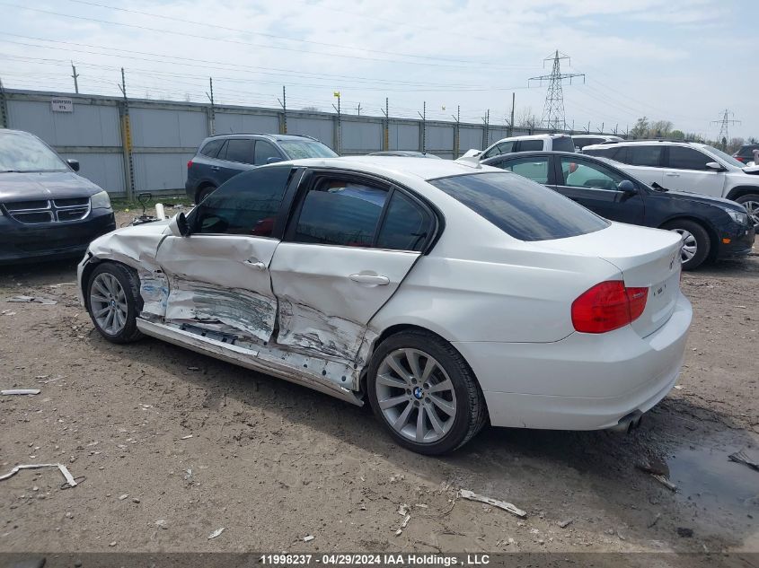 2011 BMW 3 Series VIN: WBAPK7G53BNN85761 Lot: 11998237